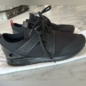 Moncler | Shoes | Moncler Black Emilia Sneakers Women Size